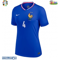 Frankrike Dayot Upamecano #4 Hjemmedrakt Dame EM 2024 Kortermet